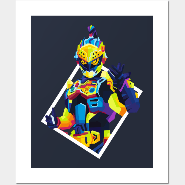 Kamen Rider Brave Wall Art by desilutfiaa